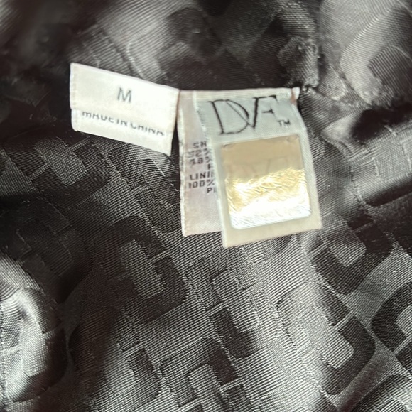 DVF Black Wool Coat - Picture 7 of 8